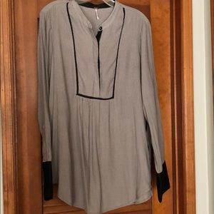 Free People stripe blouse